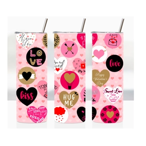 Valentines Hearts and words
