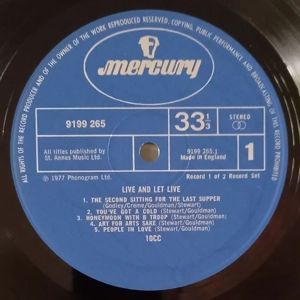 10CC Live and let live