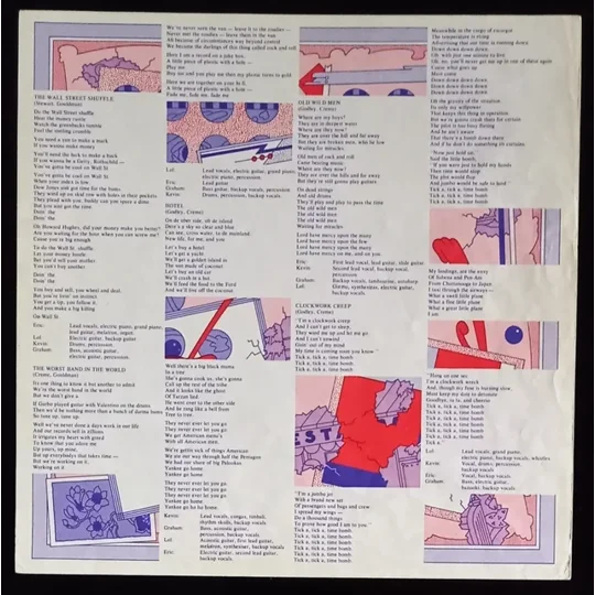 10CC - Sheet Music inlay