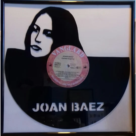 Joan Baez Record Artwork Portrait Wall Decoration original photo