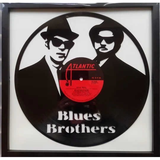 Blues Brothers Record Portrait Wall Decoration
