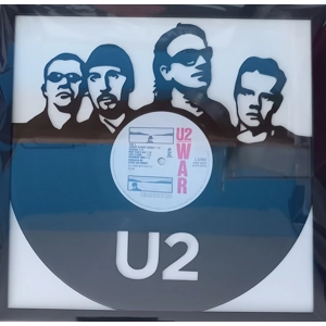 U2 Vinyl Artwork Portrait Wall Decoration