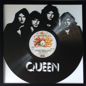 Queen Band Portrait Vinyl Artwork Cut-out