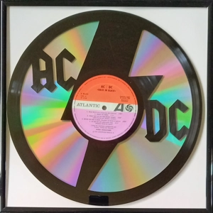 AC/DC Record Vinyl Logo Wall Decoration
