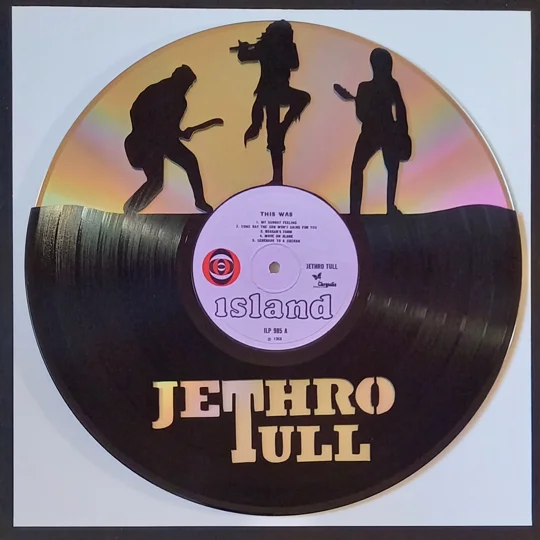 Jethro Tull silhouette Wall Decoration original photo plus DVD background