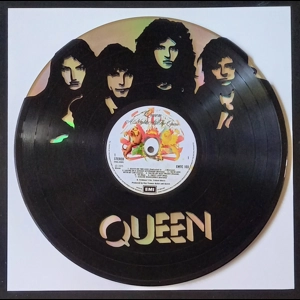 Queen Band Portrait Vinyl Artwork Cut-out