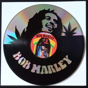 Bob Marley Record Portrait Wall Decoration