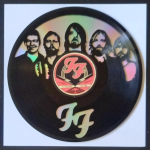 Foo Fighters Band Portrait Vinyl Wall Decoration