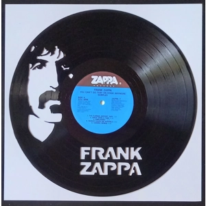 Frank Zappa Art On Vinyl Portrait Wall Decoration