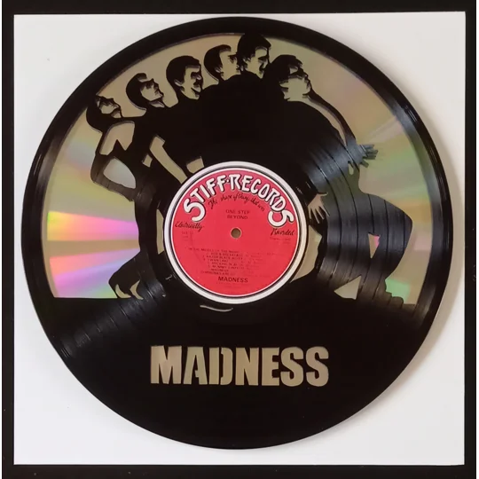 Madness Vinyl Record Wall Decoration original photo Plus DVD Background