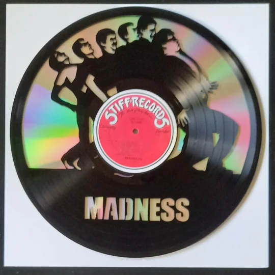 Madness Vinyl Record Wall Decoration original photo Plus DVD Background