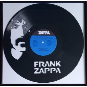 Frank Zappa Art On Vinyl Portrait Wall Decoration