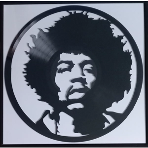 Jimi Hendrix Vinyl Portrait Wall Decoration