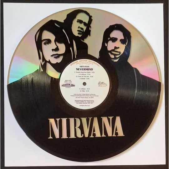 Nirvana Artwork Wall Decoration original photo plus dvd background