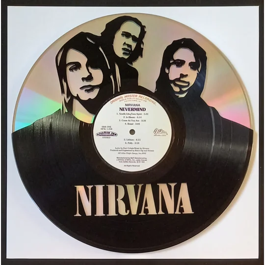 Nirvana Artwork Wall Decoration original photo plus dvd background