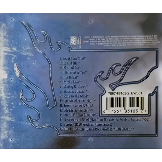 40 seasons the best of skidrow CD back cover