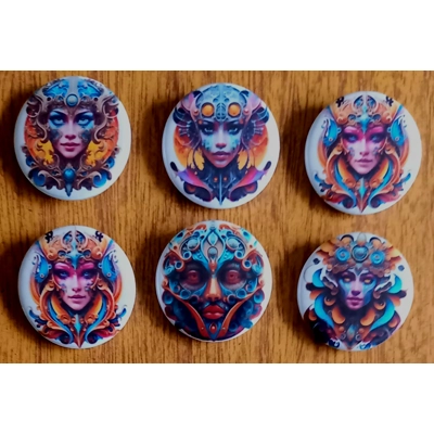 Fantasy Button Badges 003