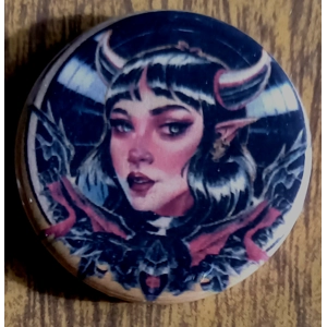 Vinyl Girl Button Badges 004
