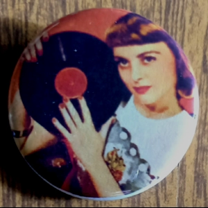 Vinyl Girl Button Badges 004