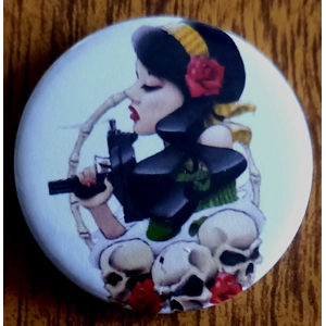 Goth Button Badges 006