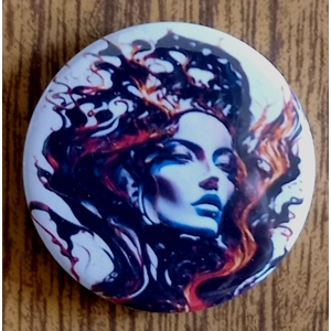 Goth Button Badges 006