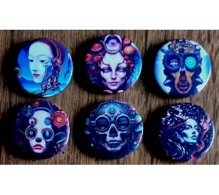 Game & Fantasy Badges 010