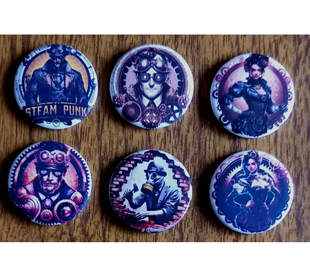 SteamPunk Badges 019