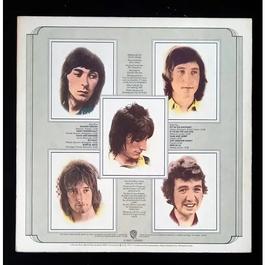 Faces - ooh la la back cover