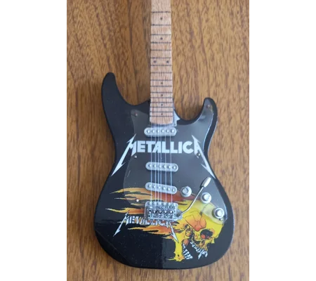 Metallica Miniature Electric Guitar Replica: