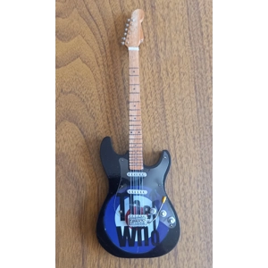 The Who Miniature Electric Guitar Rock Display Collectible with Stand