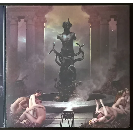 This deluxe limited edition release of Existence Is Futile is pressed on double picture disc vinyl, showcasing stunning artwork across all four sides. The visuals are detailed and ominous, perfectly matching the album’s apocalyptic themes and theatrical black metal style.