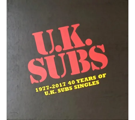 UK Subs – 1977–2017 Singles (Box Set)