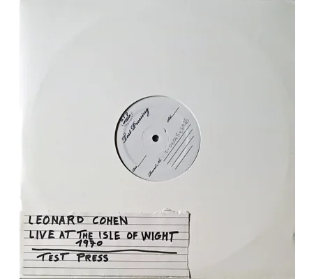 Leonard Cohen – Live at the Isle of Wight 1970 (Test Pressing, Double Vinyl)