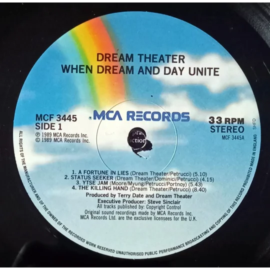 When Dream And Day Unite is the 1989 debut studio album from progressive metal pioneers Dream Theater. Released through MCA/Mechanic Records, this first LP captures the band’s early blend of heavy riffs, complex arrangements and expansive prog-influenced songwriting.
