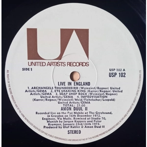 Amon Düül II – Live In London vinyl