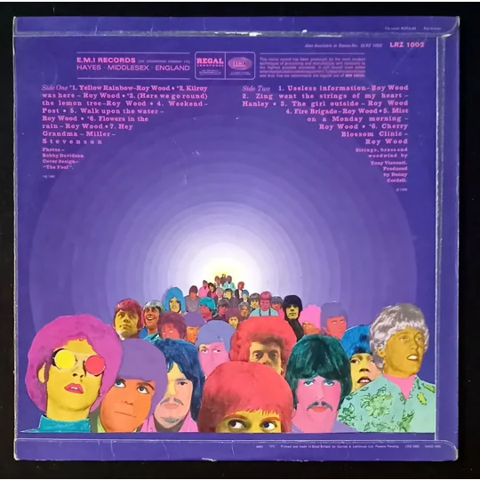 Packed with power-pop hooks, psychedelic textures and Roy Wood’s unmistakable songwriting, the album captures the band at their most raw and inventive.
This is a used original mono first pressing, a far rarer and more collectable version than the later stereo editions. The mono mix delivers a tighter, heavier and more immediate sound, making it the preferred choice among collectors and purists.