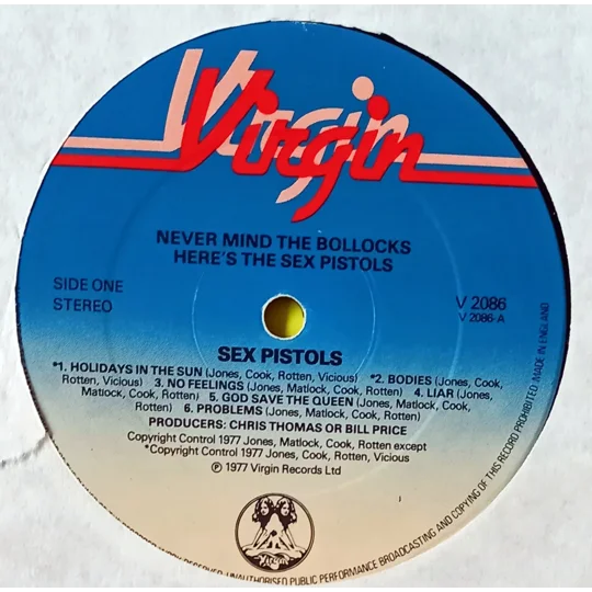 Released in 1977, Never Mind The Bollocks is the defining statement of British punk and one of the most influential albums of all time. Raw, confrontational and unapologetic, it captured the Sex Pistols at the height of their short but explosive impact, featuring era-defining tracks such as Anarchy In The UK, God Save The Queen and Pretty Vacant.