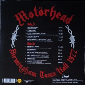 Motörhead – Birmingham Town Hall 1977 (Live)