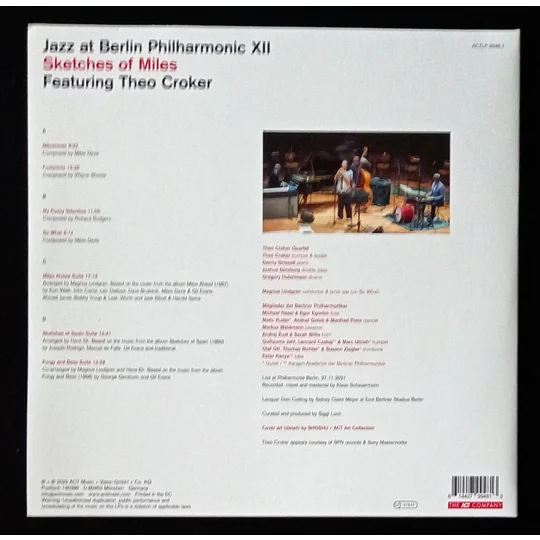 Sketches Of Miles is part of the acclaimed Jazz at Berlin Philharmonic series, bringing together world-class musicians inside the legendary Berlin Philharmonie for unique live reinterpretations of jazz history. This twelfth edition pays tribute to the music and legacy of Miles Davis, reimagined through a modern lens.
