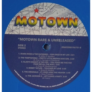 Motown Rare & Unreleased (Blue Vinyl Limited Edition)