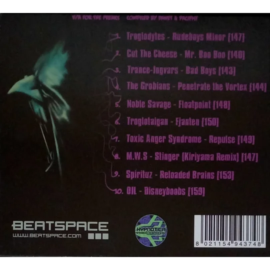 VA – For The Freaks CD is a psychedelic trance compilation released by Hypnotica Records, bringing together a colourful mix of underground producers with a playful and energetic approach to the genre. The album moves through driving basslines, twisted synth work and quirky titles, balancing dancefloor momentum with the eccentric character often found in Scandinavian psy-trance scenes. A solid compilation for fans of independent trance labels and harder-to-find European releases.