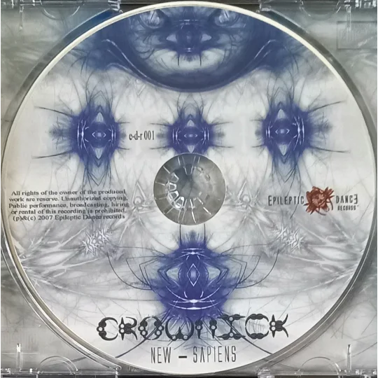 CrowNick – New Sapiens is a full-length psychedelic trance album released on Epileptic Dance Records, showcasing a dark, driving and narrative-led approach to psy-trance production. Built around hypnotic rhythms, layered synth work and a slightly industrial edge, the album reflects a more intense and cinematic side of the genre. CrowNick structures the release like a journey, shifting between deep psychedelic grooves and sharper, more aggressive sound design