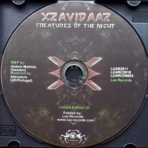 XzaviDaaz - Creatures of the Night CD (EP)