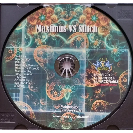 The Futuristic World by Maximus VS Stitch is a full-length darkpsytrance album packed with space-driven atmospheres, aggressive rhythms, and deep psychedelic momentum. Created by two Russian producers, this collaborative release blends forest textures, sharp sound design, and high-energy night music with a futuristic concept running throughout. A strong underground album for darkpsy collectors and serious dancefloor listeners.