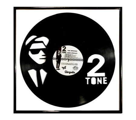 2 Tone Vinyl Record Portrait