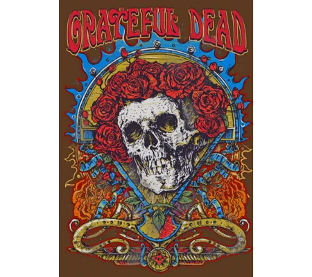 Grateful Dead Printed T-shirt Tour Poster