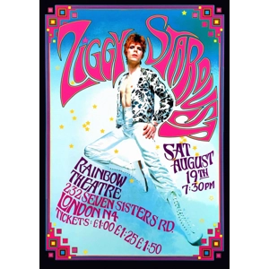 David Bowie T-shirt Tour Poster