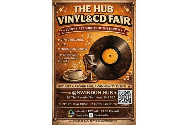 Swindon Hub Record Fair – March Vinyl & CD Market | Festival Trade Records