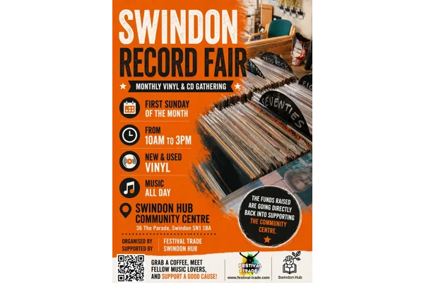 The Hub Record Fair – Vinyl, CDs & Music Collectables Every First Sunday in Swindon