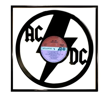 AC/DC Record Vinyl Logo Wall Decoration